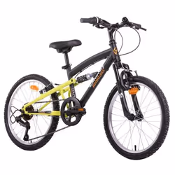 Vélo VTT 20 Tout Suspendu - 6 Vitesses  Discovery Adventures - Freins V-Brake potence plongeur Jantes en Aluminium et