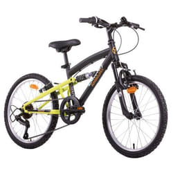 Vélo VTT 20 Tout Suspendu - 6 Vitesses  Discovery Adventures - Freins V-Brake potence plongeur Jantes en Aluminium et