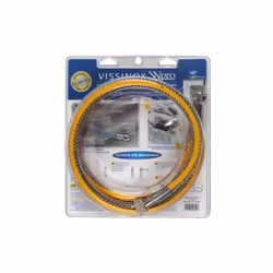 Wpro TNV156, Tuyau de gaz, Whirlpool, Acier inoxydable, Métallique, 1 pièce(s)