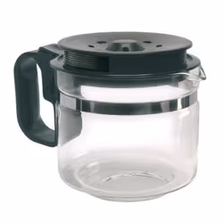 Wpro UCF100, Cafetière filtre manuelle, Noir, Transparent, Verre trempé, 15 tasses, Thermoplastique, Plastique, Acier inoxyda ...