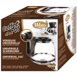 Wpro UCF300 Cafetière filtre manuelle Noir, Transparent