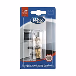 Wpro LFO137, Ampoule, Whirlpool, Verre, Transparent, 80 mm, 30 mm