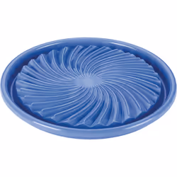 Wpro DFG270, Plaque dégel micro onde, Bleu, Plastique, Italie, CE, 27 cm