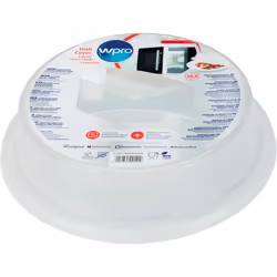 Wpro PLL003, Couvercle anti-éclaboussure micro onde, Blanc, Plastique, Italie, CE, WEEE, 26,5 cm