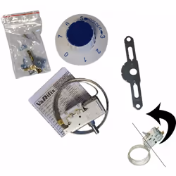 Thermostat compatible pour réfrigérateur, congélateur WHIRLPOOL, BAUKNECHT, LADEN, IGNIS, IKEA WHIRLPOOL, ROSIERES, CANDY, BR ...