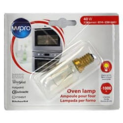 Wpro LFO136 pièce et accessoire de four Transparent Verre Ampoule