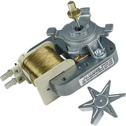 Moteur ventilateur chaleur tournante pour fours Whirlpool Bauknecht, Ariston Hotpoint - 481010781691