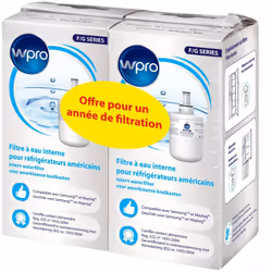 Filtre réfrigérateur américain (obs) Wpro Pack Filtres Internes BSMG001 Réfrigérateur