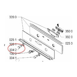 Bouton gauche commutateur four pour four Whirlpool