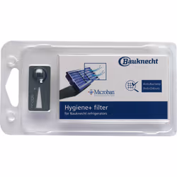 Bauknecht HYG001, Filtre, Bauknecht, Réfrigérateur, Bleu, Blanc