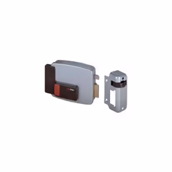 VERN C.STACCATO+SCR+PULSANTE E.MM 50 SXCon cilindro esterno staccato e pulsante. Scrocco autobloccante elettrificato 12V. Sca ...