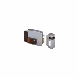 CISA Art.11611 Serrure électrique À appliquer sur les portes en bois Cylindre externe fixe Bouton interne Taille DX 60