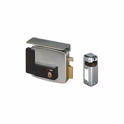 Serrure électrique CISA Art.11721 À appliquer sur portails Double cylindre fixe Taille DX 80