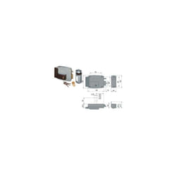 Cisa - Serrure électrique pour portails sans toit 11921 - mm.70 droite (11921701)