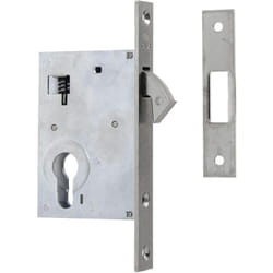 Cisa - Serrure monopoint à larder profil étroit à crochet axe 30mm CIS45110.30