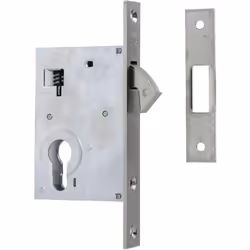 Serrure monopoint à larder profil étroit à crochet axe 50mm - CISA - CIS45110.50