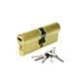 Cylindre de sécurité - CISA - Asix - Laiton - 60 mm - 5 clés réversibles