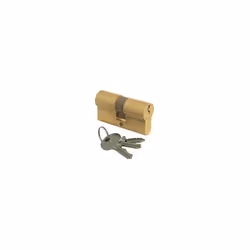 Corps en laiton 50 mm centré (25x25) 08011040 avec 3 clés en laiton nickelé Pièces par emballage primaire : 12,0 Largeur 16 L ...