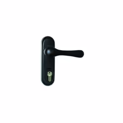 CISA Art.7078.68 Poignée haute et cylindre bas Ambidextre peint en noir Peut être utilisé sur les poignées cisa modèle 59001  ...