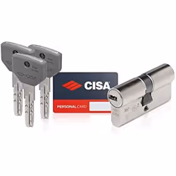 Cylindre CISA - P8 - Mm 74 - 30 X 45 - A clé - 5 goupilles - Européen