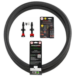 Mousse pneu anti-crevaison valves carvonaria Barbieri Anaconda - noir charbon - 275 + x 280 - 300