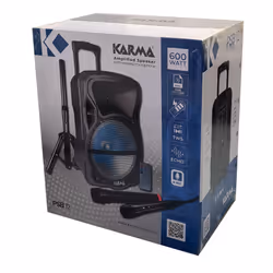 Karma Italiana PSB 12 systeme de sonorisation Système d'adresse publique de roulette 60 W Noir