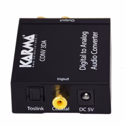 Karma Italiana CONV 3DA convertisseur audio Noir - Vue supplémentaire 5