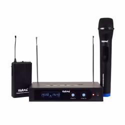 Karma Italiana SET 6252PL-A, Microphone portatif/casque, RF sans fil, 35 m, Rotatif, Batterie, Récepteur fixe