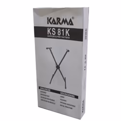 Karma Italiana KS 81K trépied et support pour instruments de musique Clavier Noir