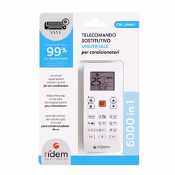 Karma Italiana CRC UNW1 télécommande IR Wireless Climatiseur Appuyez sur les boutons - Vue supplémentaire 3