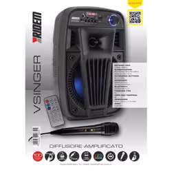 Karma Italiana V Singer Système d'adresse publique autoportant 12 W Noir - Vue supplémentaire 5
