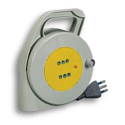 Garanti 01203-G multiprise 10 m 2 sortie(s) CA Gris, Jaune