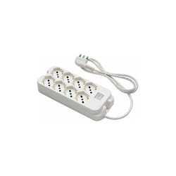Fanton - Multiprise 8 prises schuko italien/allemand 2P+E 3G1 H05VV-F 90° Câble 1,5m 40440