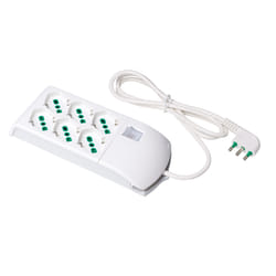FANTON Fido multiprise 1,5 m 6 sortie(s) CA Intérieure Blanc