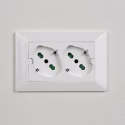 FANTON 42100 prise de courant 2 x Type F + Type L Blanc - Vue supplémentaire 4