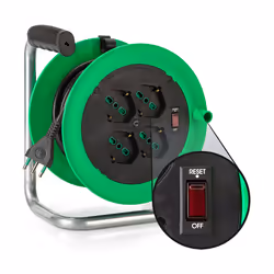 FANTON 146106 enrouleur de câble 4 sortie(s) CA 15 m