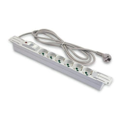 Fanton - Prise de courant multiple 6 voies avec disjoncteur 23203