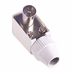 Fiche square TV Fanton, coaxiale diamètre 9,5 mm, pour câble de diamètre max. 7,0 mm. Descrizione non trovata Typologie : Pri ...