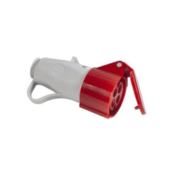 FANTON 71010 Prise mobile triphasée rouge 3P+T 16A 380-415V 6h IP44 avec câblage à vis