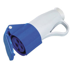 Fanton - Câblage rapide de la prise argo arrière 2P+E 16A 200-250V 6h IP44 71100 - Bleu