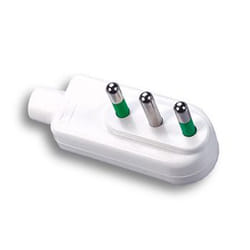 FANTON 80030 prise de courant électrique Type L Blanc 2P+E