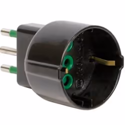 FANTON 82121, Type L (IT), Type L (IT), 10 A, Noir, P30, S11