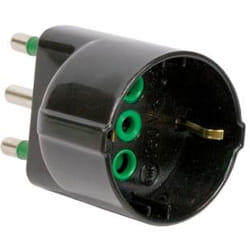 FANTON 82131 adaptateur prise d'alimentation Type L (IT) Noir