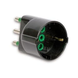 FANTON 82611-E adaptateur prise d'alimentation Type F Noir