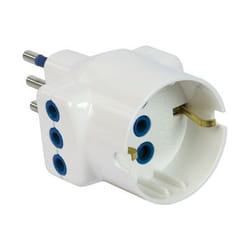 Garanti 82670-E adaptateur prise d'alimentation Type L (IT) Universel Noir
