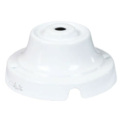 Fanton - Rosace en céramique lisse diamètre 70mm Blanc 84027