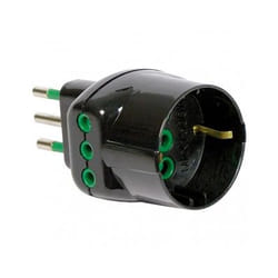 FME 87211 adaptateur prise d'alimentation Type L (IT) Noir