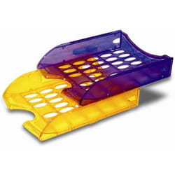 Fellowes E040TG bac de rangement de bureau Plastique Jaune