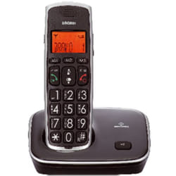 Brondi Bravo Gold Téléphone DECT Identification de l'appelant Noir
