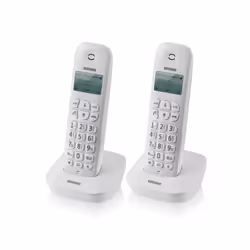 Brondi Gala Twin Téléphone DECT Identification de l'appelant Blanc